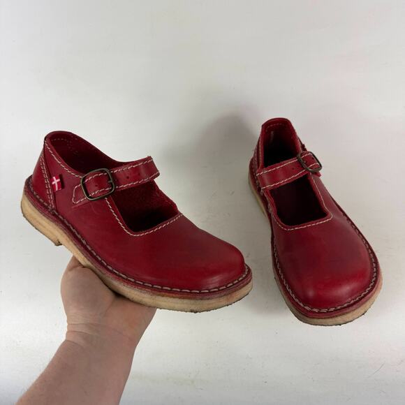 Duckfeet Himmerland Mary Jane Flats Women´s 8 Red...